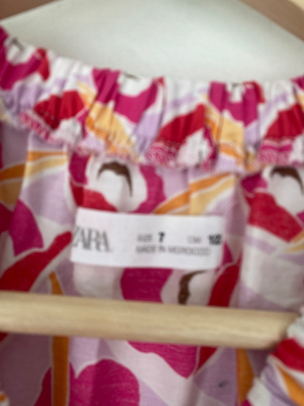 NWT Zara 7 Girl’s Floral Tiered Dress - Picture 4 of 12